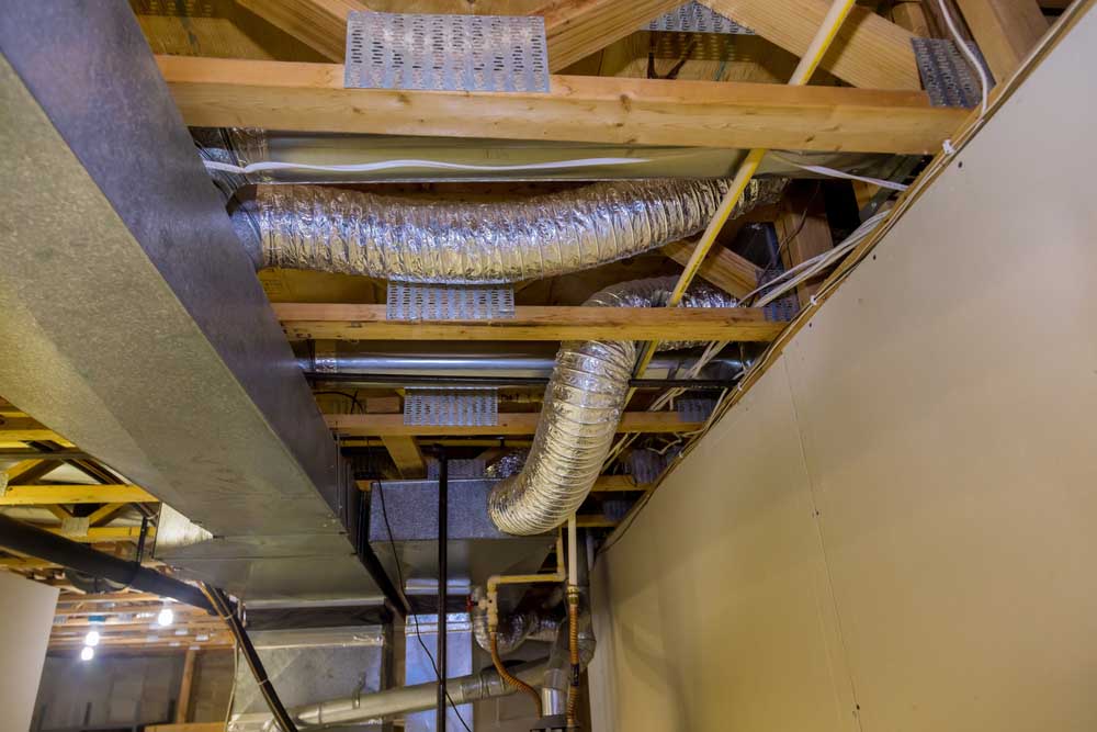 AC ductwork at home