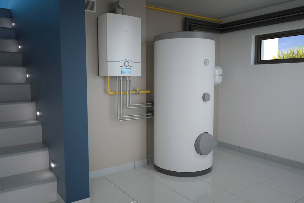 a boiler heater